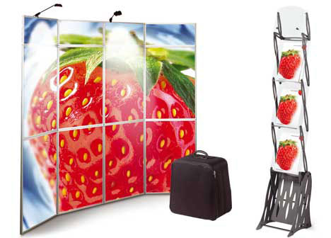 Werbung Druck: Faltdisplays